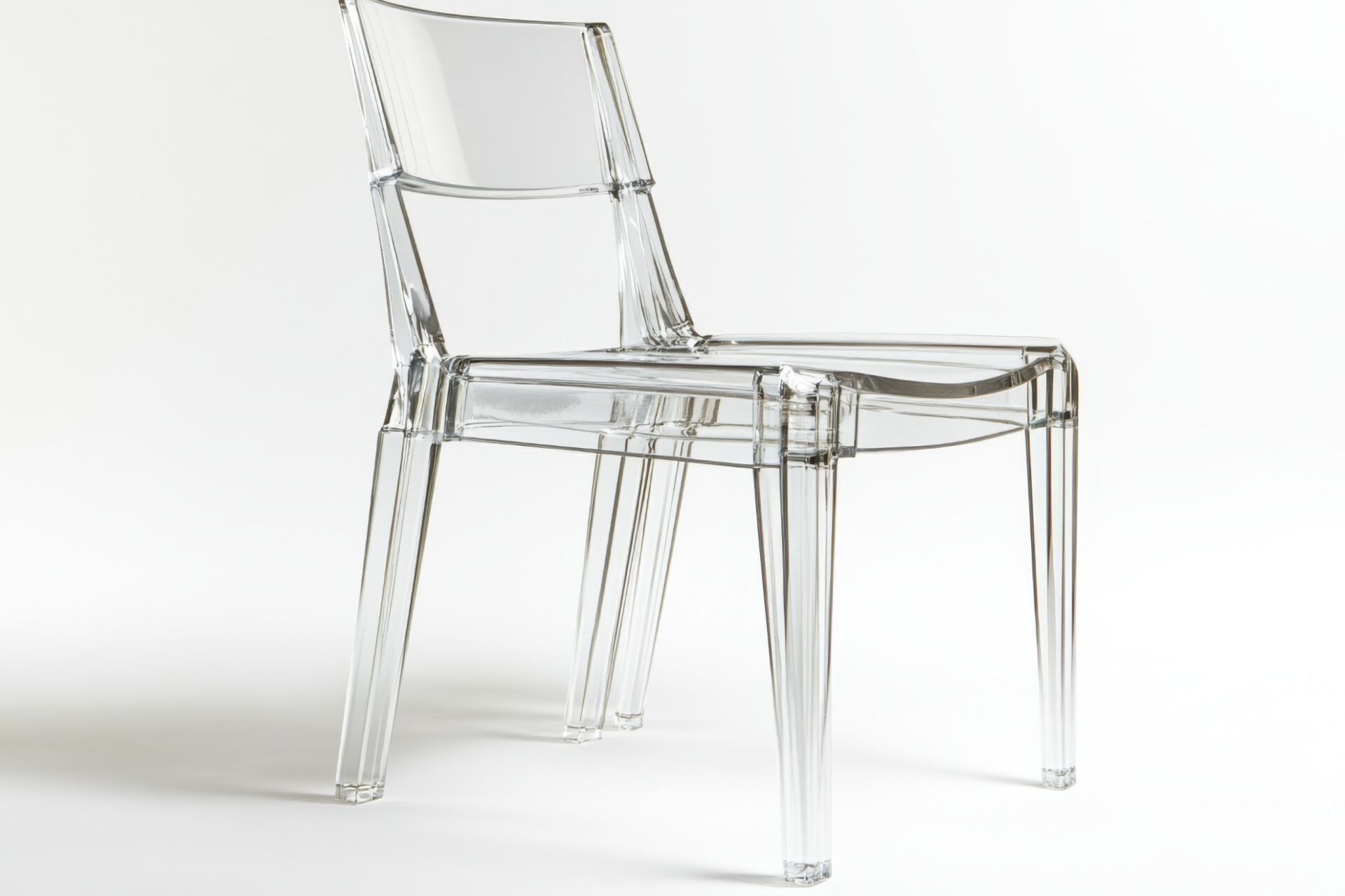 transparenter acryl stuhl modern